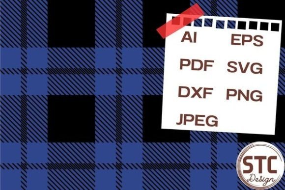 Blue Plaid Patterns: A Versatile Design for Modern Digital and Print Applications