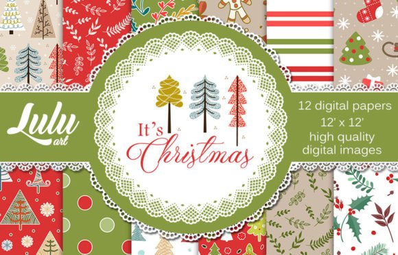 Christmas Patterns Digital Files