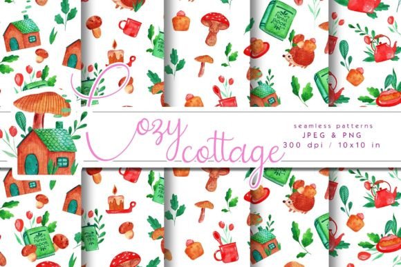 Cozy Cottage Seamless Patterns: A Guide to Creating Warm and Inviting Designs