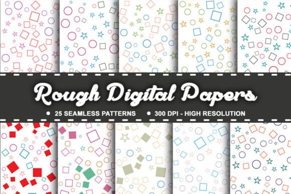 Cute Doodle Abstract Patterns Set