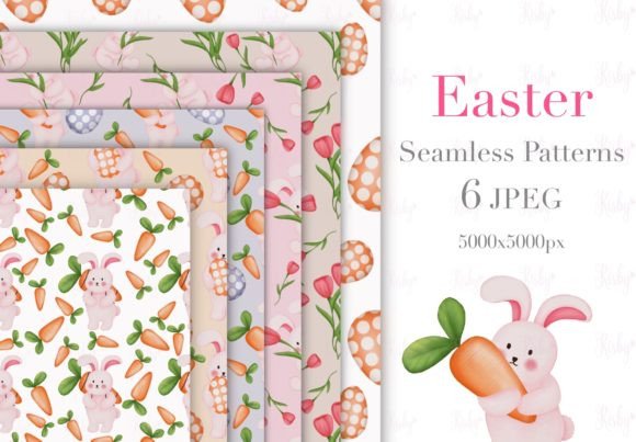 Easter Seamless Patterns: A Creative Resource for Designers and Crafters