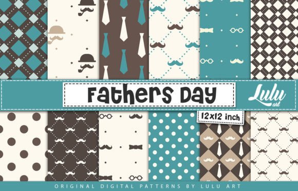 Fathers Day Patterns: A Guide to Using Digital Paper Sheets for Creative Projects