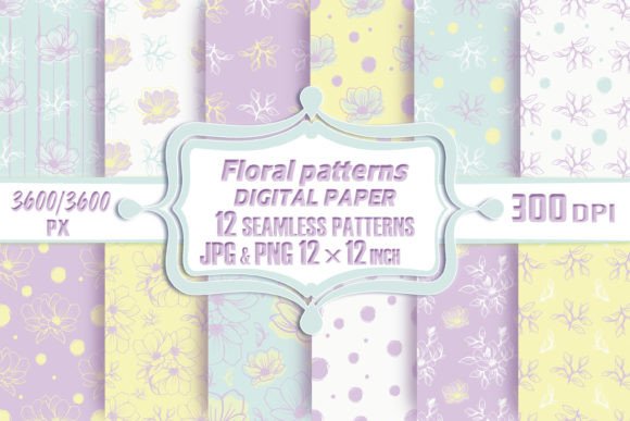 Floral Patterns Seamless Papers