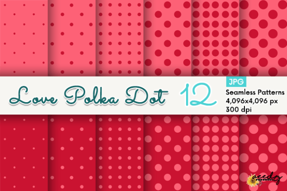 Love Polka Dot Patterns Set