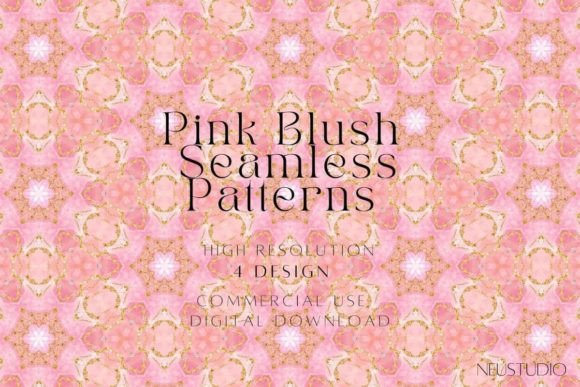 Pink Blush Seamless Patterns