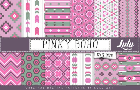 Pinky Boho Patterns