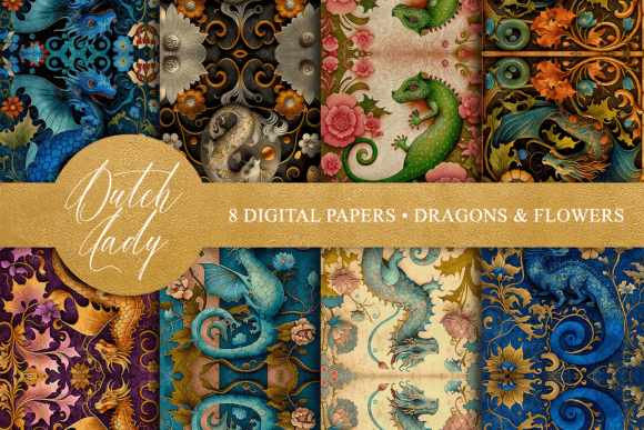 Seamless Dragon Flower Patterns: A Strategic Tool for Creative and Operational Excellence