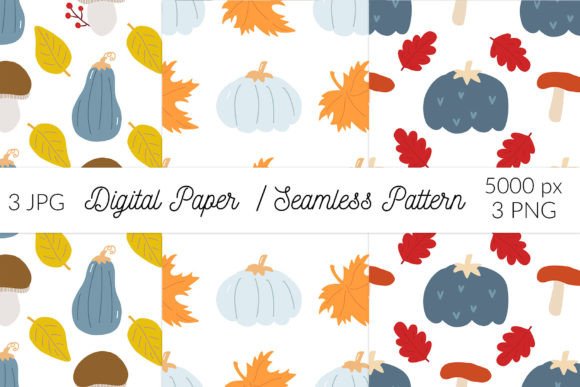 Seamless Fall Design for Creative Projects