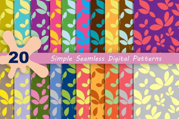 Simple Seamless Digital Patterns: A Versatile Resource for Modern Creators