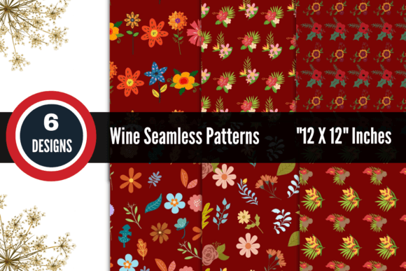 Wine Background Seamless Patterns: A Versatile Design Asset for Creativity and Business